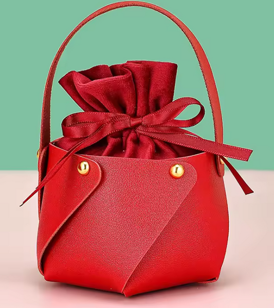 6-Pieces Red Velvet DIY Gift Packing set
