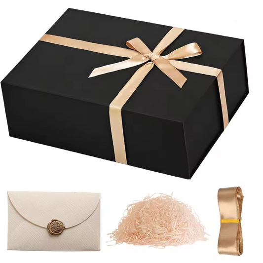 🎁✨ Luxury Black & Gold Gift Box Set ✨🎁